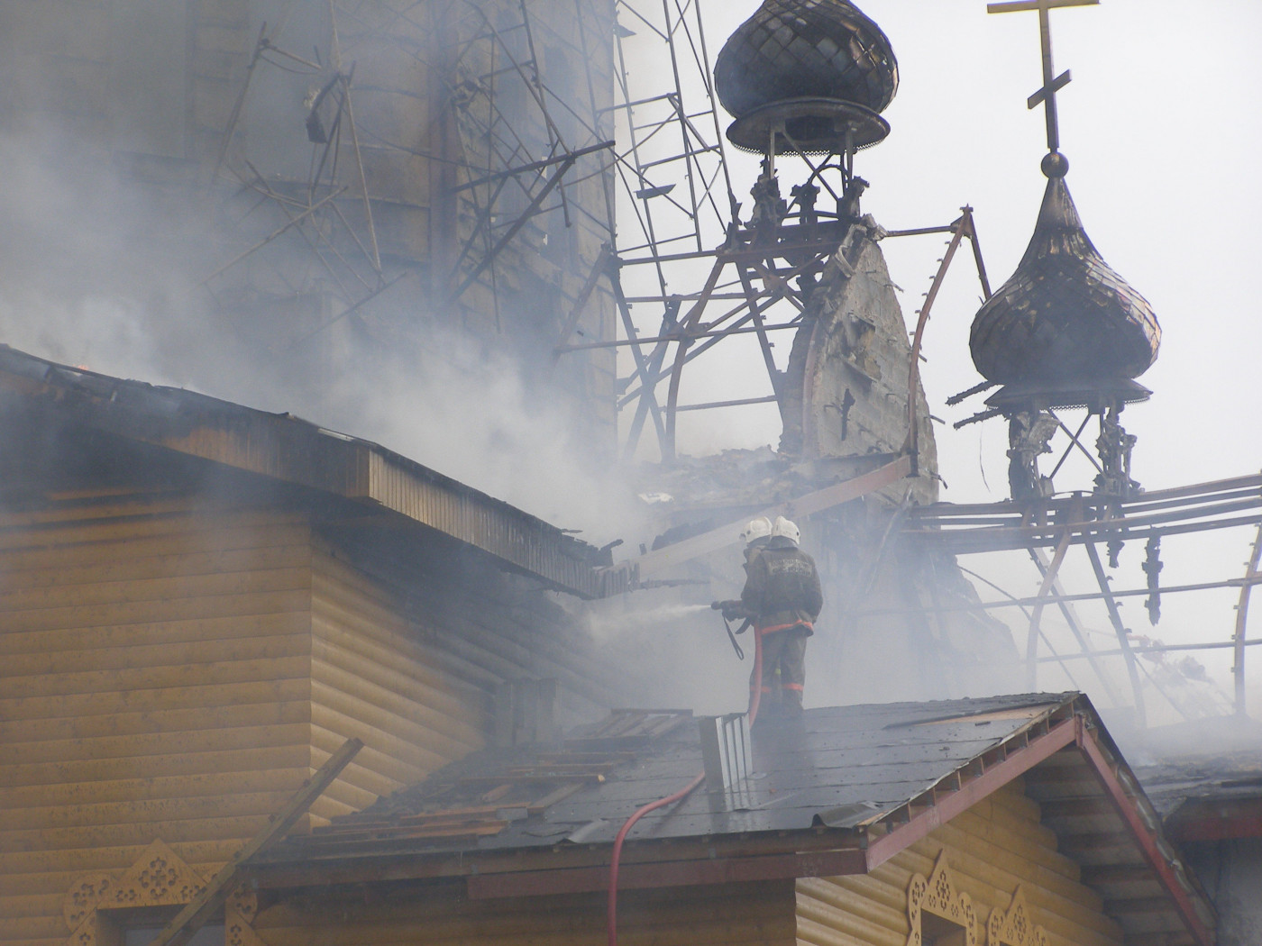 пожар в храме